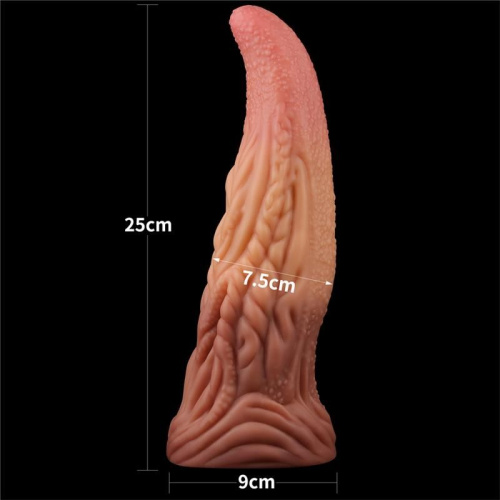 Фалоімітатор Dual-Layered Silicone Tongue 10